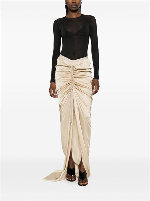 Gonna lunga drappeggiata RICK OWENS | RO01F6359SCH138